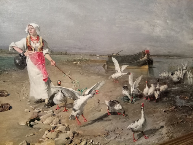 golly&bossy blog - moderna galerija - guščarica na Savi